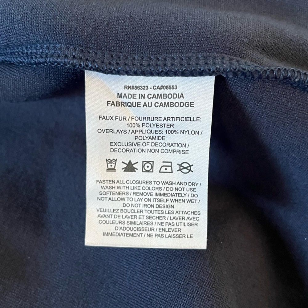 Nike Club Fleece Sherpa Winterized Navy Blue Full Zip Jacket Men’s Large - Picture 9 of 13